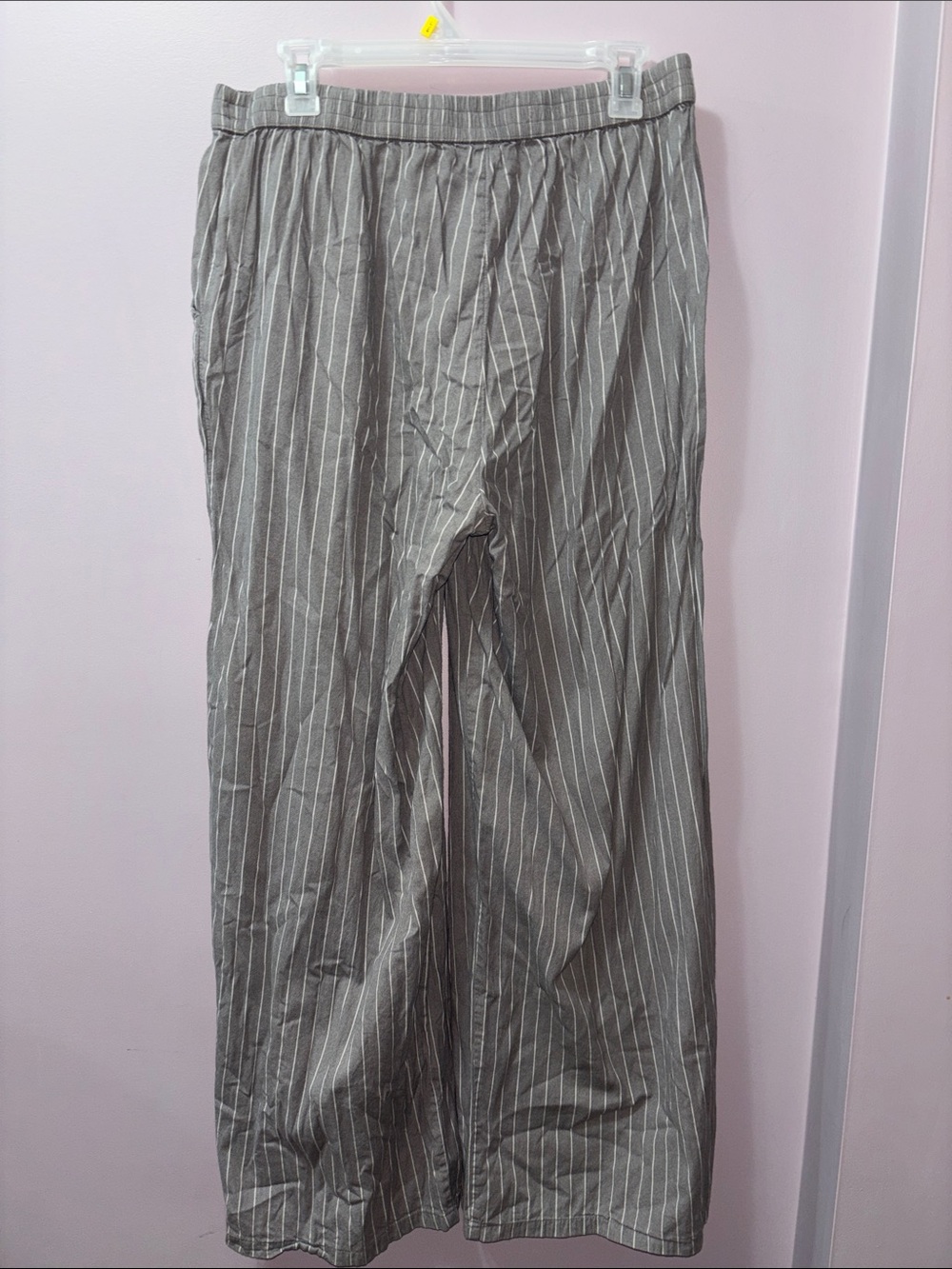 Aerie Off-Duty Flannel Trouser PJ Dark Heather Grey Large - Picture 5 of 8